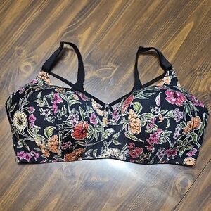 Torrid Black Floral Women's Bra